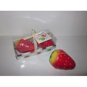strawberry candle
